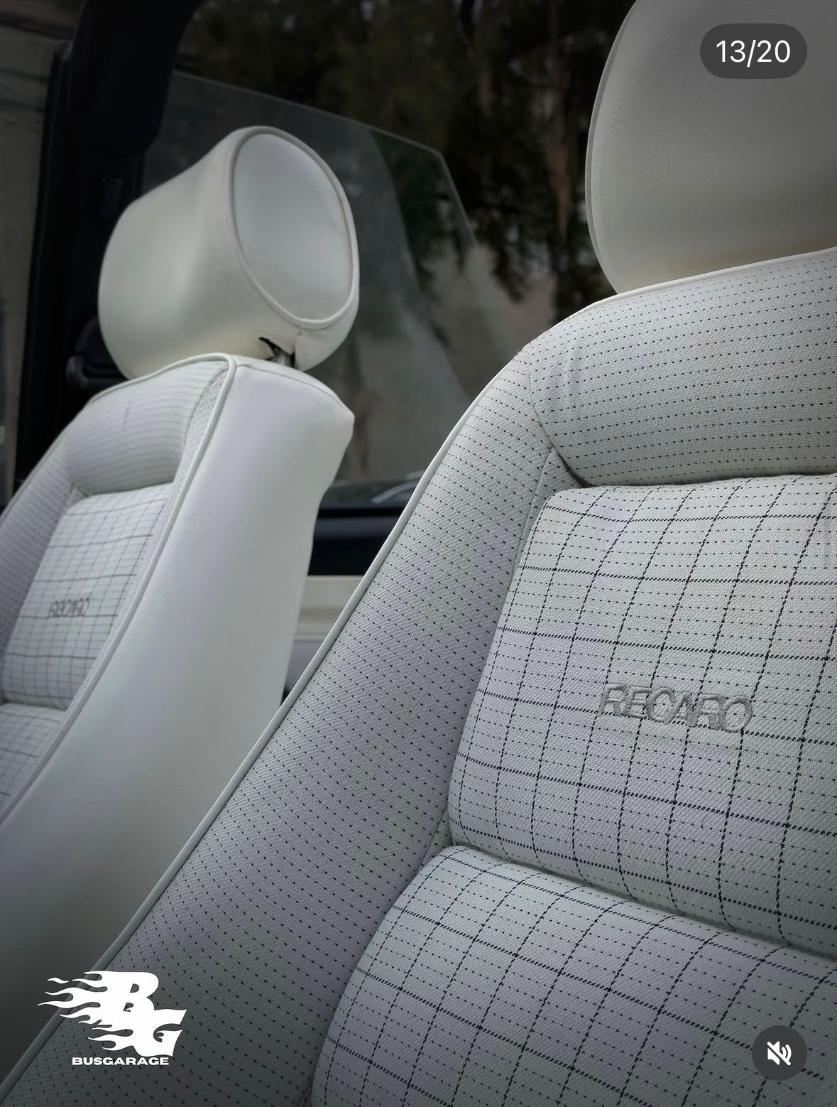 Golf Cabriolet asientos Recaro